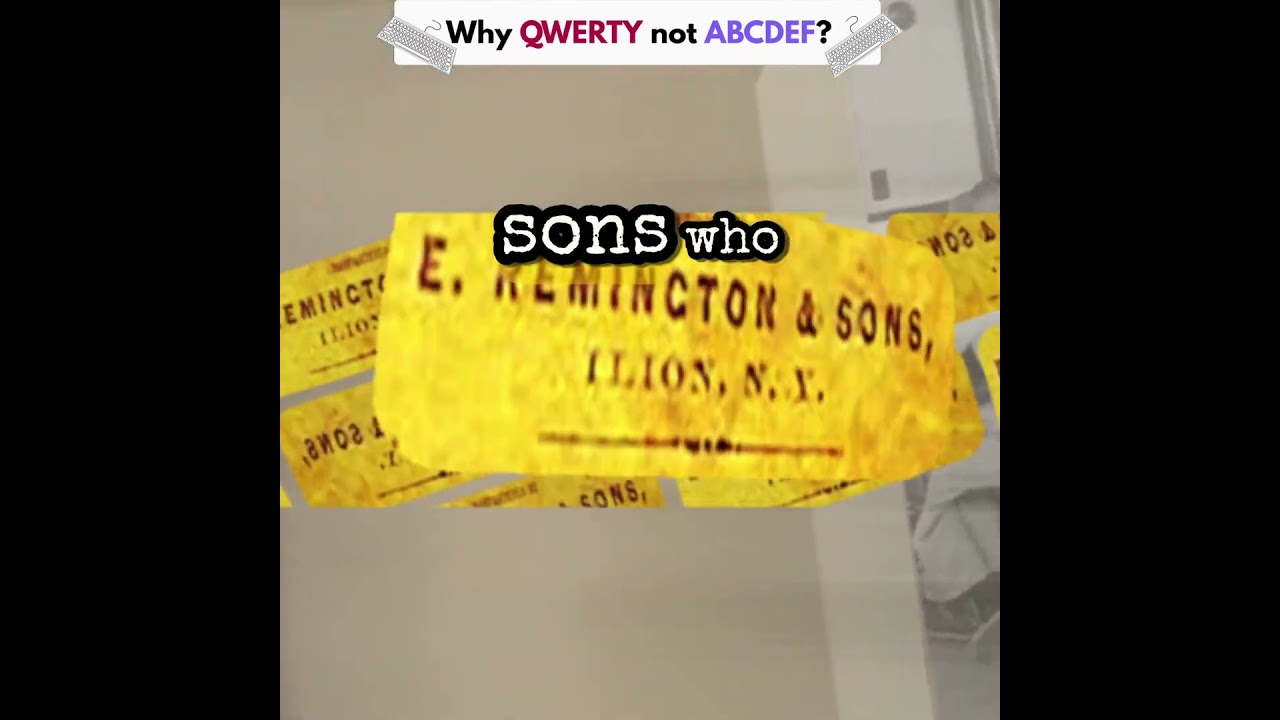 Почему ваша клавиатура QWERTY, а не ABCDEF 