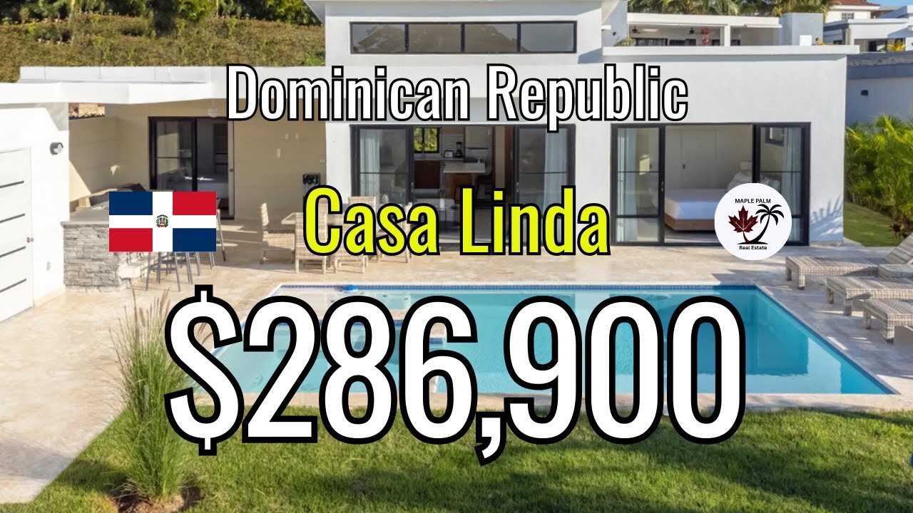 Tropical Paradise! 2 bed Villa Tour, $286,900 Sosua, DR