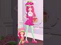 🍓recreating Strawberry Shortcake in #dresstoimpress #shorts 