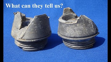 Two WWII German artilley shell fuzes tell their story - Battlefield forensics