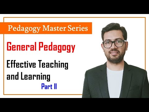 32. Effective Teaching and Learning II
