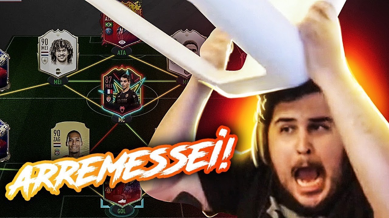 NÃO FAÇA ISSO EM CASA! RAGE NA WL DO FIFA 20 Ultimate Team - YouTube