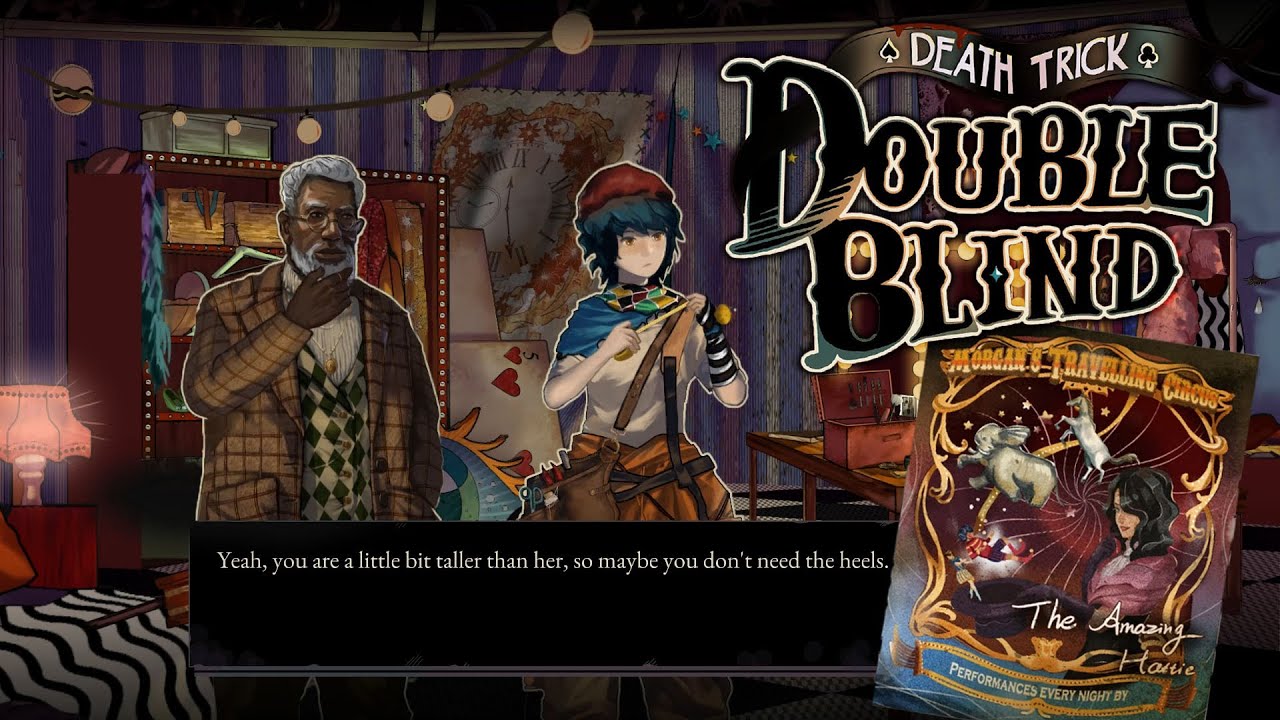Death Trick: Double Blind - The Missing Magician (Visual Novel Adventure Hybrid Game)