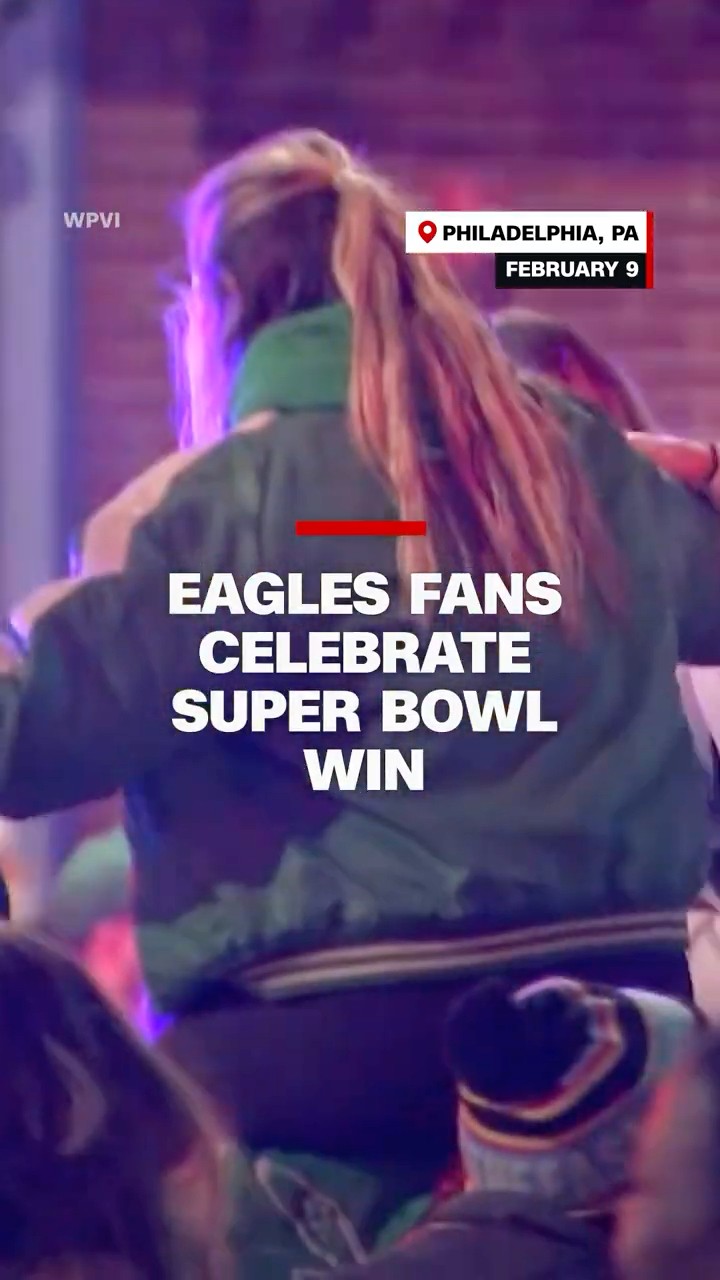 Eagles fans celebrate Super Bowl win