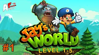 Jay's World - Super Adventure - Gameplay #1 Level 1-5 + BOSS (Android) screenshot 5