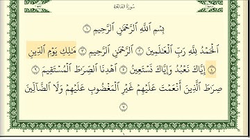 سورة الفاتحة بصوت القارئ ايمن رشدي سويد