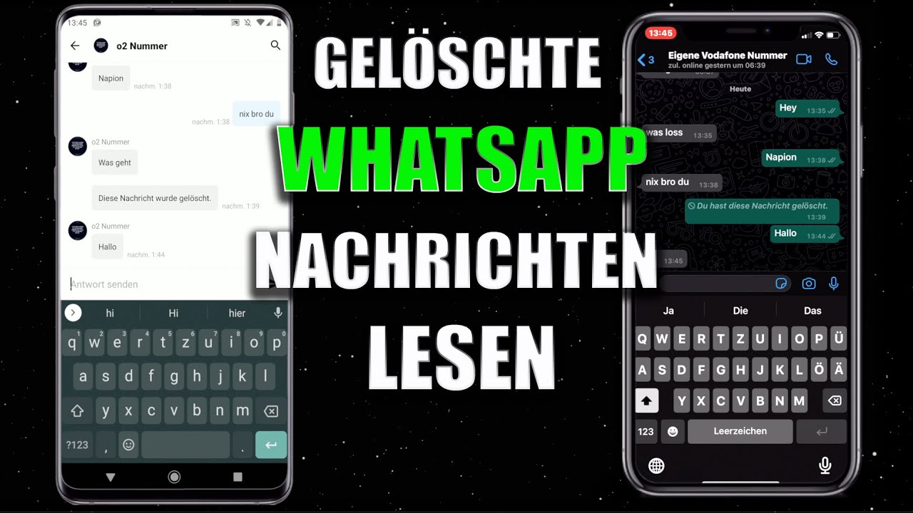 Gelöschte WhatsApp Chat Nachrichten lesen - So geht’s - Notisave - SKNK - YouTube