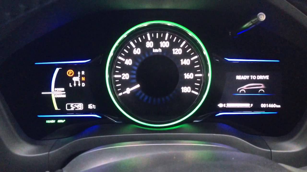 2014 Honda vezel 1.5 HybrdZ RU3 speedometer YouTube