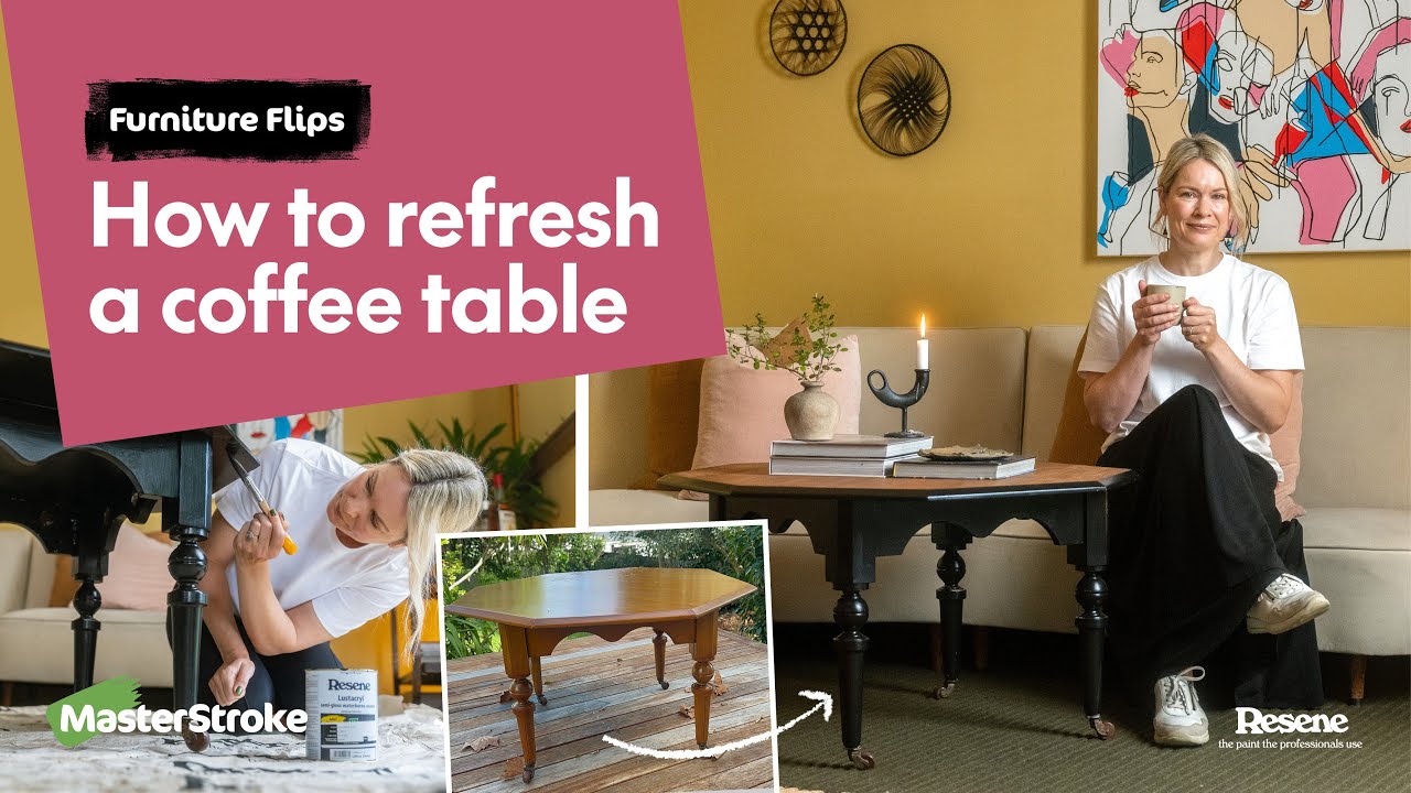 Furniture Flips - How to refresh a coffee table