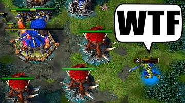 This Cheeky Man Is Tower Rushing ME! - WC3 - Grubby