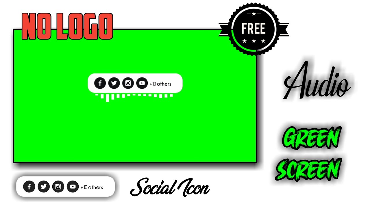 Green Screen Effects Audio Visualizer | cd player icon green screen ...