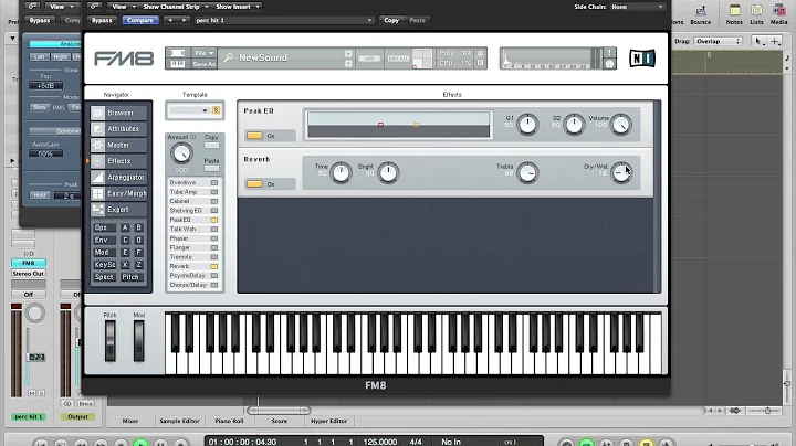 DESIGNING ELECTRONIC PERCUSSIVE SOUNDS IN FM8