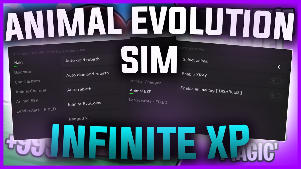 MOBILE] ANIMAL EVOLUTION SIMULATOR SCRIPT | CHANGE ANIMAL, INF EVOCOIN, INF  DAMAGE | PASTEBIN 2023 - YouTube