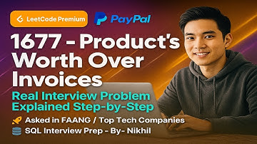 Crack SQL Like a Pro 🚀 LeetCode 1677 | PayPal Real Interview Question #sql @DevVijayChauhan