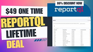 🤑Reportql Lifetime Deal | EASIEST Way to Build Dashboards with SQL | $49 Lifetime Deal | 86% Off Now