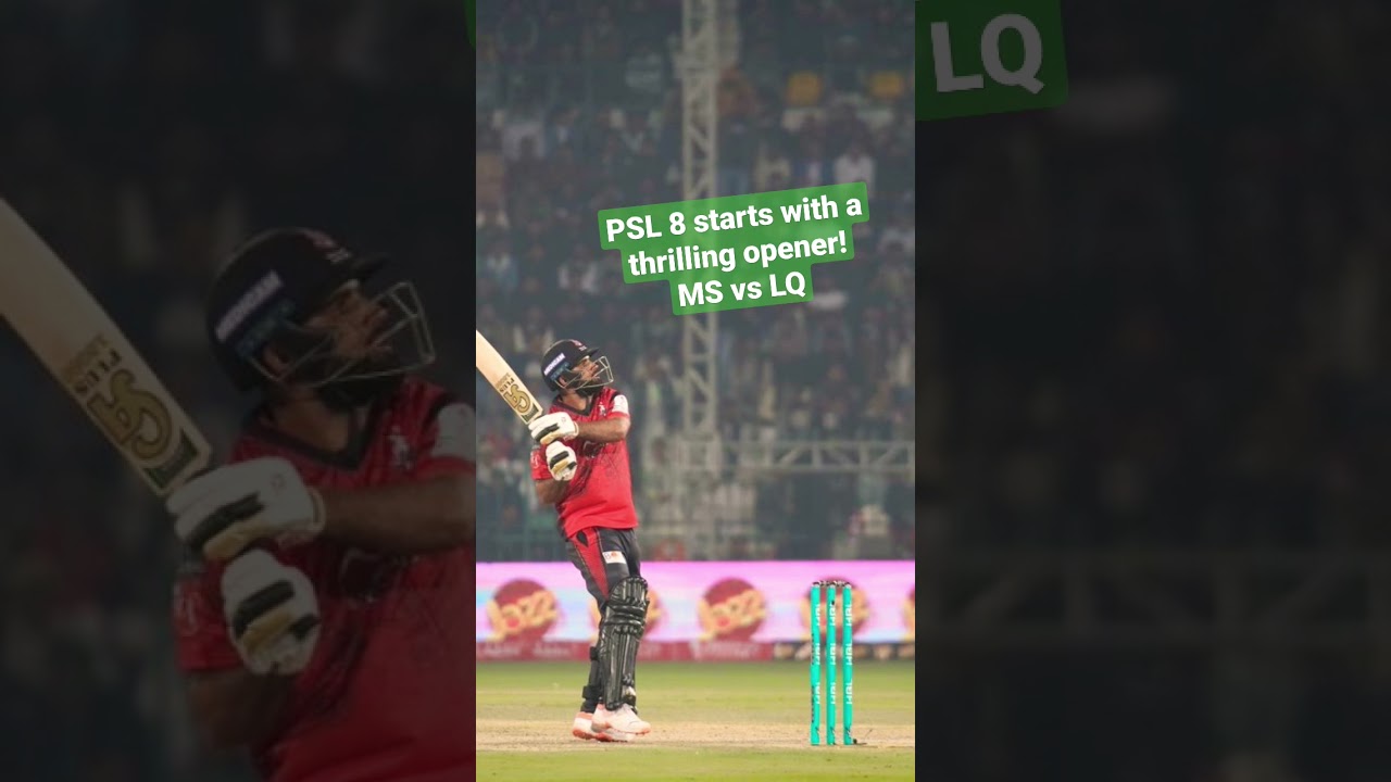 🏏PSL 8 starts off with thriller! Multan Sultans vs Lahore Qalandars match review 