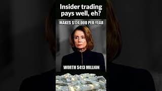Nancy Pelosi is a criminal #wokeism #trump #insidertrading #nancypelosi #criminal #democrats #doj