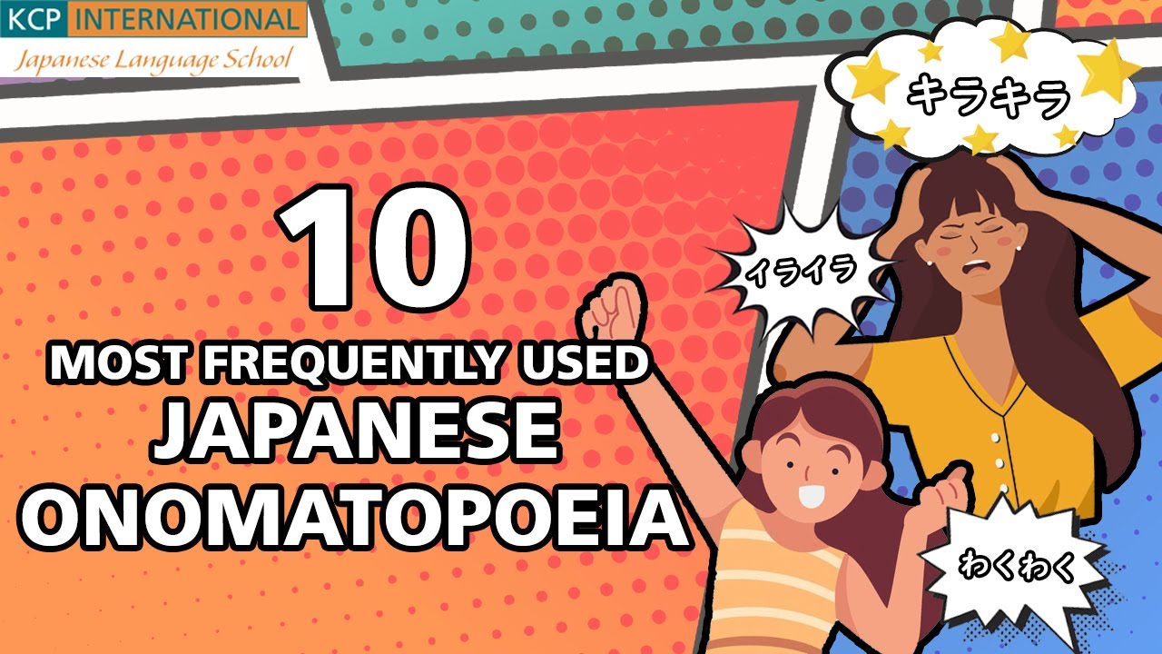10 most frequently used onomatopoeia in Japan YouTube
