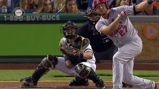 STL@PIT: Peralta ties game at 2 with solo shot in 3rd
