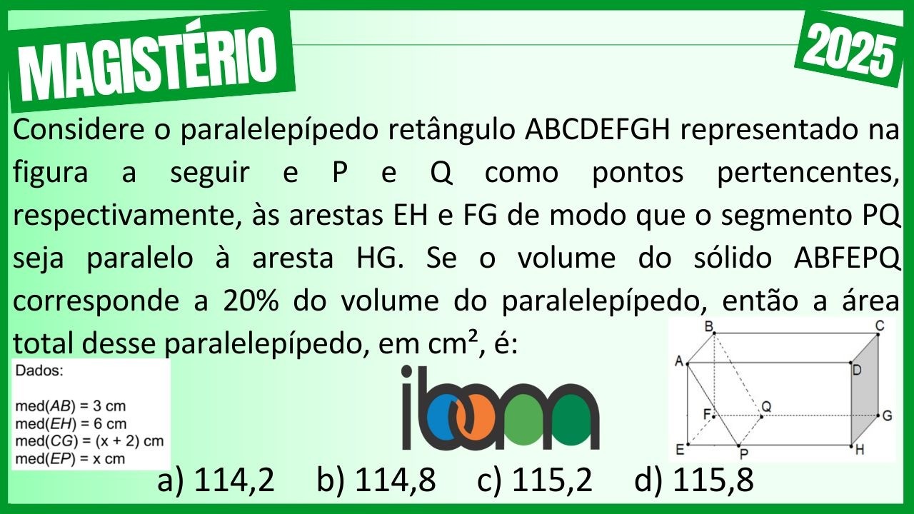 Resolvendo GEOMETRIA DIFÍCIL na Prova da Banca IBAM