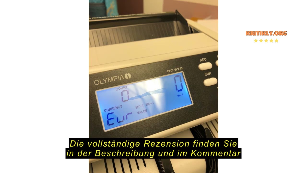 OLYMPIA NC 560 Wertezähler mit UV/MG/MT Test und LCD Display | - Dein Home & Lifestyle Shop