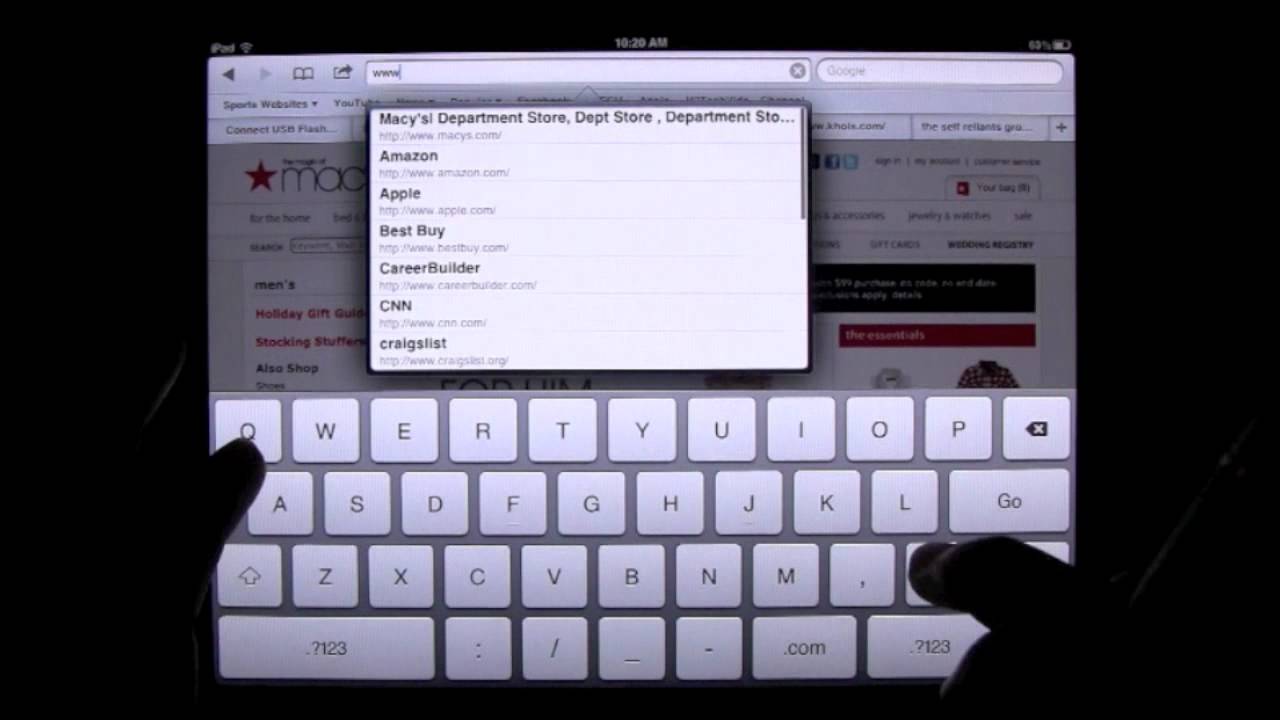 Ipad How to Clear Your  History H2TechVideos YouTube