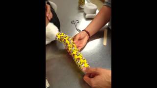 Modified Robert Jones bandage/spoon splint