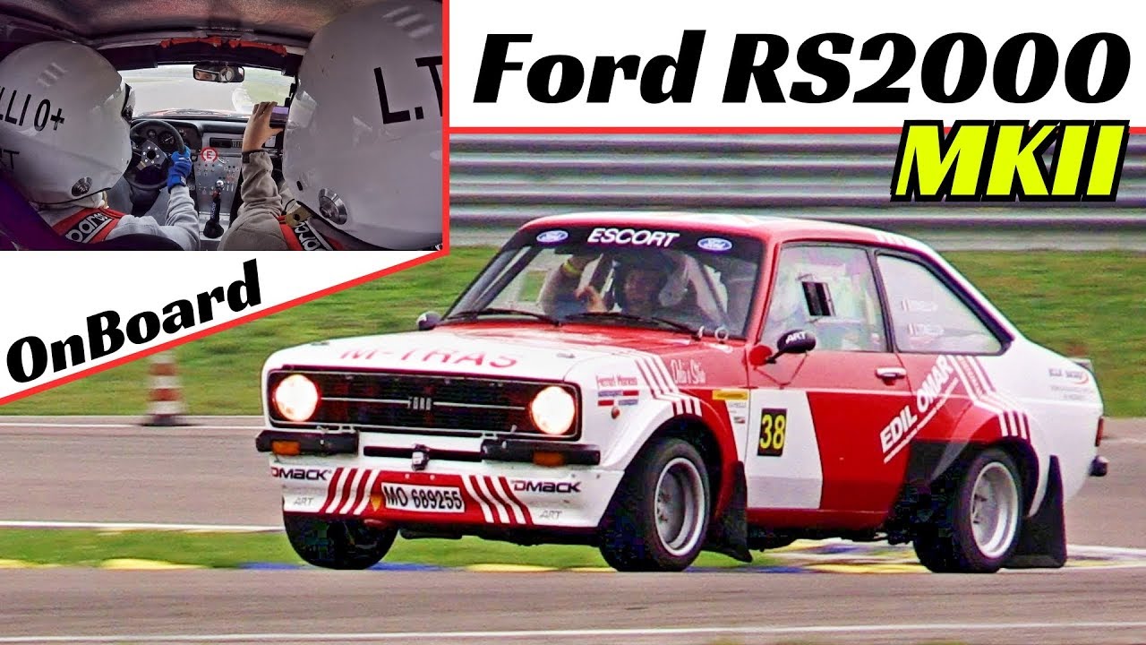 Ford Escort Rs00 Mkii Gr 2 Rally Car 1979 Onboard Sound Powerslides Track Action Youtube