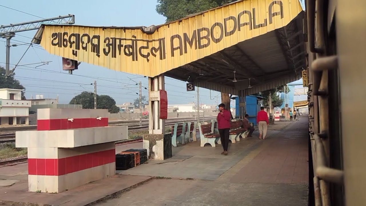 ambodala railway station on board arriving & departing bbs-junagarh ...