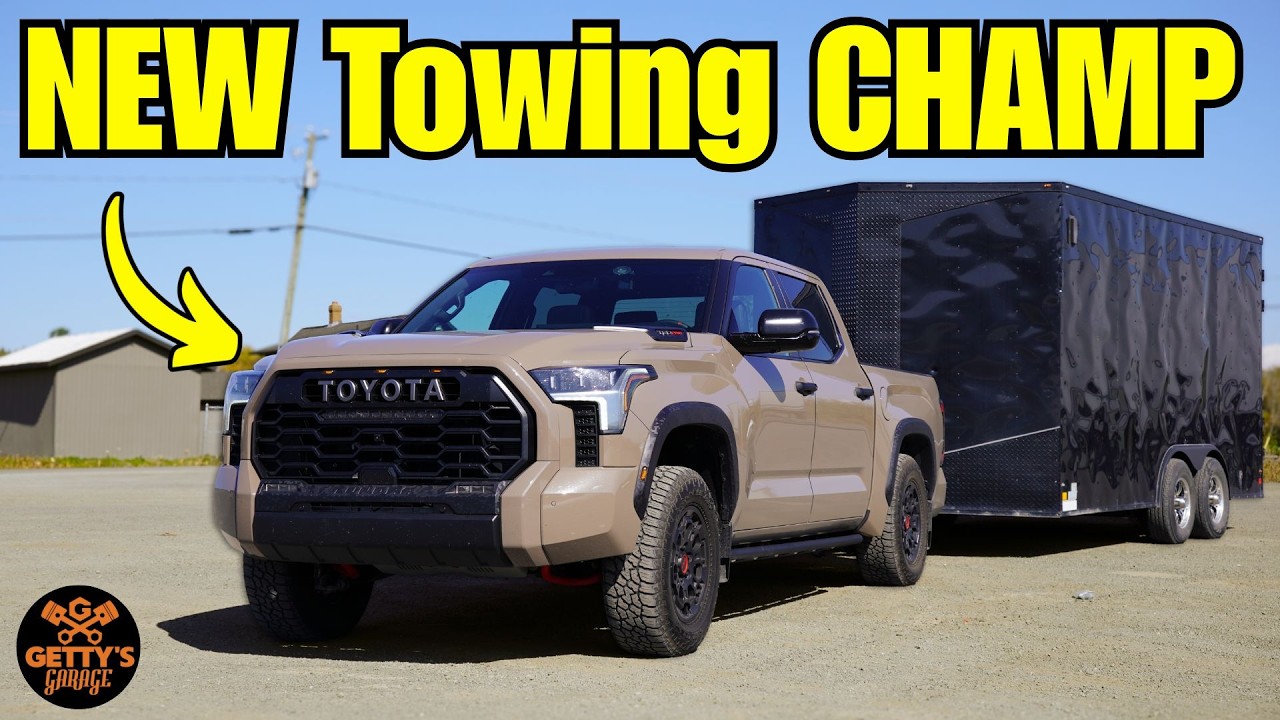 Буксировка Toyota Tundra 3.4L i-ForceMAX Hybrid V6 (8000 фунтов) — это НЕВЕРОЯТНО