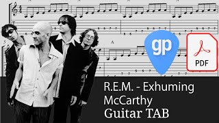 R.E.M. - Exhuming McCarthy Guitar Tabs [TABS]