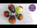 How to Make Chocolate Covered Strawberries with 3 ingredients! | Homemade Food by Amanda