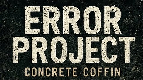 Error Project - Concrete Coffin (official music video)