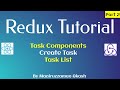 #2 Redux Complete Project Bangla Video Tutorial - Task List and Create Task Page design