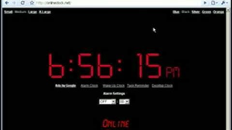 Interview with an Alarm Clock