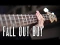 Fall Out Boy Dance Dance Bass Cover TAB 