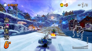 Crash Team Racing Nitro-Fueled - Polar Pass Gameplay (PS4 HD) [1080p60FPS]