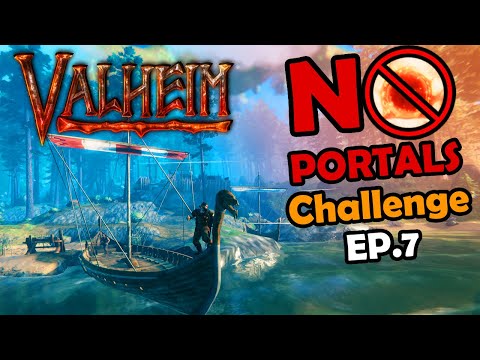 LIVE | NEW VALHEIM NO PORTALS Survival Mode Challenge! Iron Upgrades!! Viking City Builder