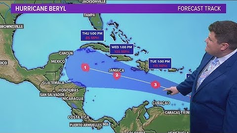 Tracking Hurricane Beryl: Here's the latest update as it moves west
