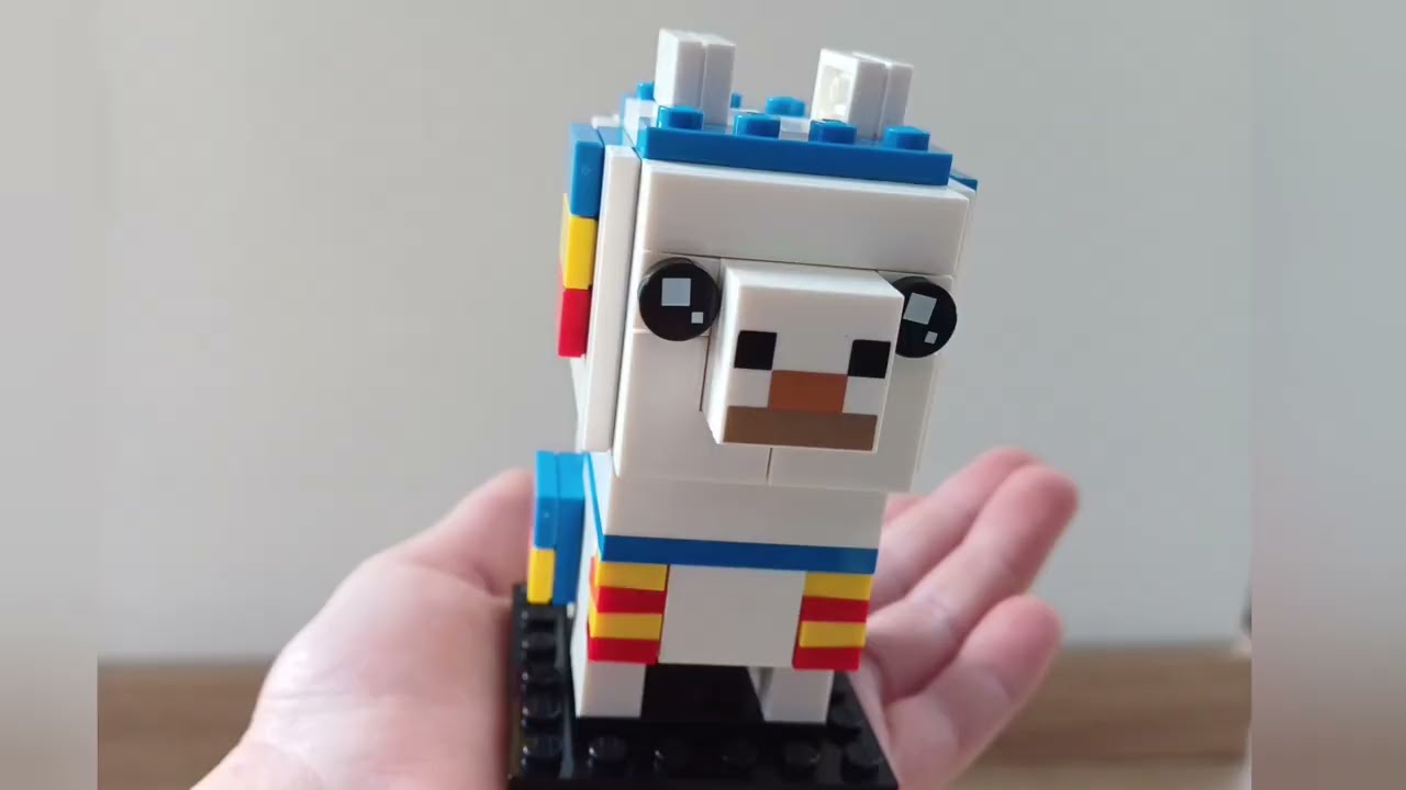 🎶MINECRAFT SONG 🦙 - LEGO Llama BRICKHEADZ MINECRAFT /40625/