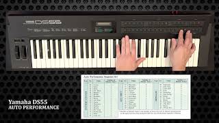Yamaha DS55: Auto Performance and Factory Demo Songs (Sounds Only)