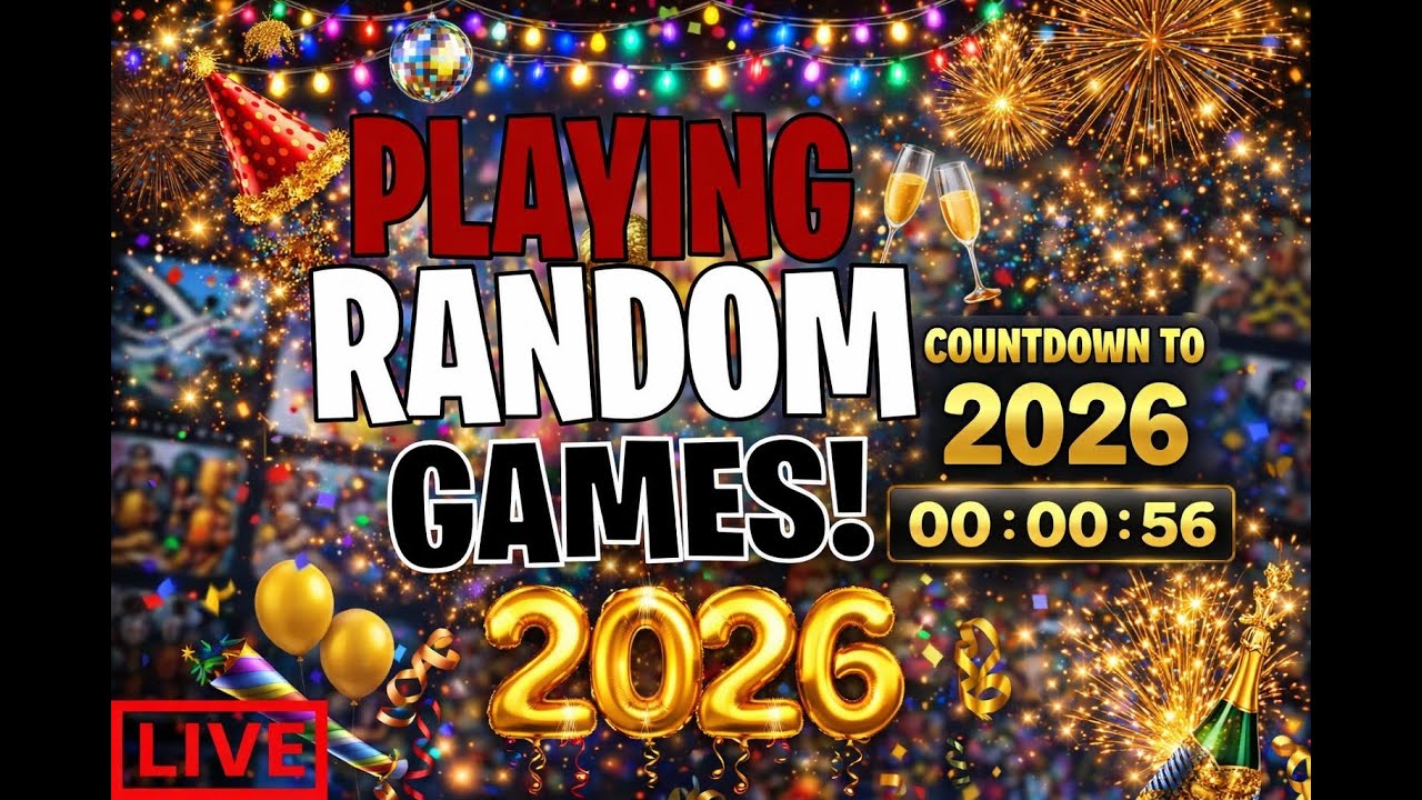 🔴LIVE | Playing Random Games, Grinding in Games and Steal a Brainrot New Years Eve Admin Abuse!!