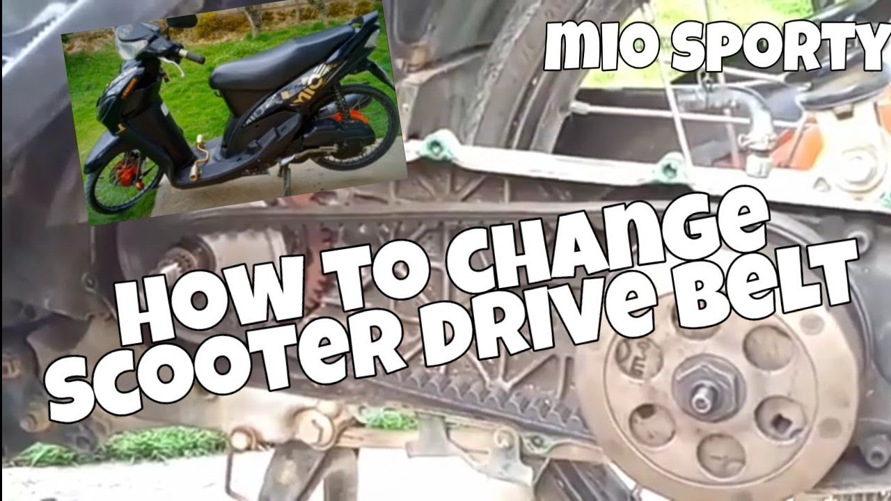 How to Change Scooter Drive Belt ( DIY Tutorial) - YouTube