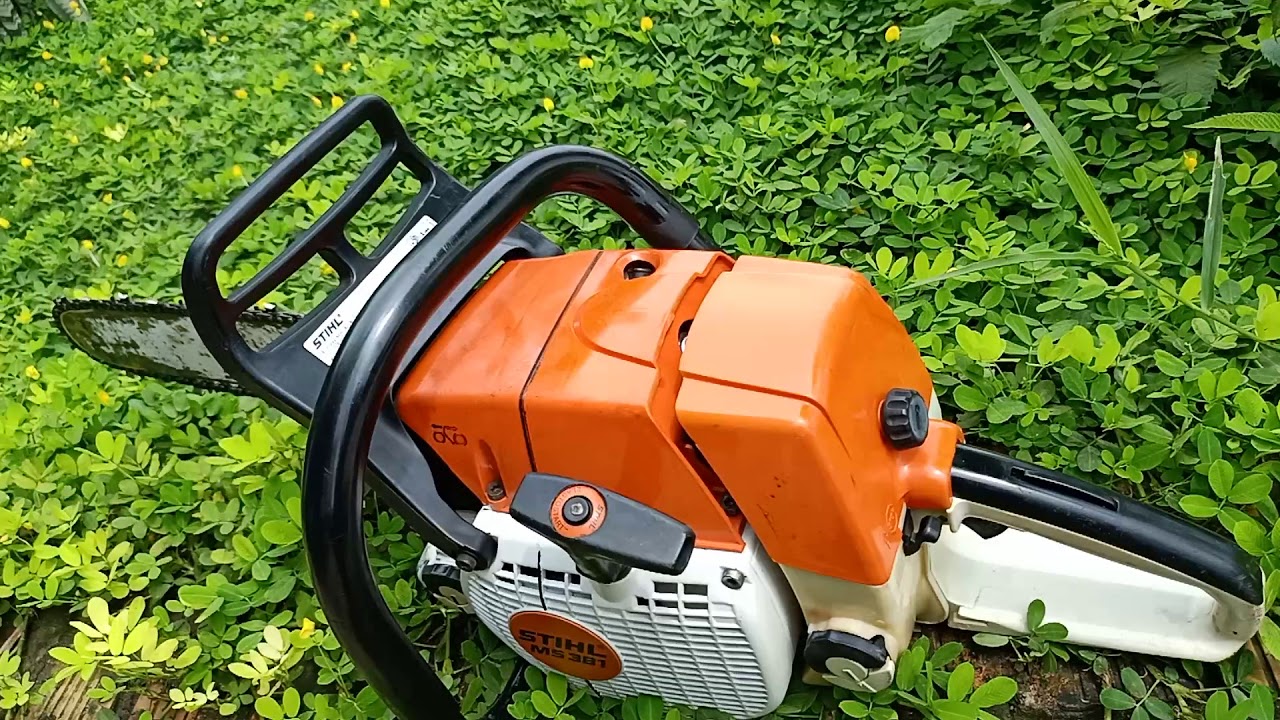 nổ máy Stihl Ms 381 đã qua sử dụng , đời 2016 đẹp 80% - YouTube