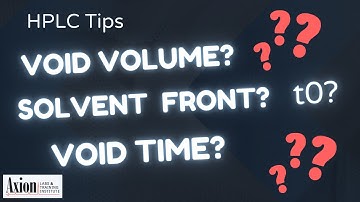 What is void volume, void time, t0 and solvent front?