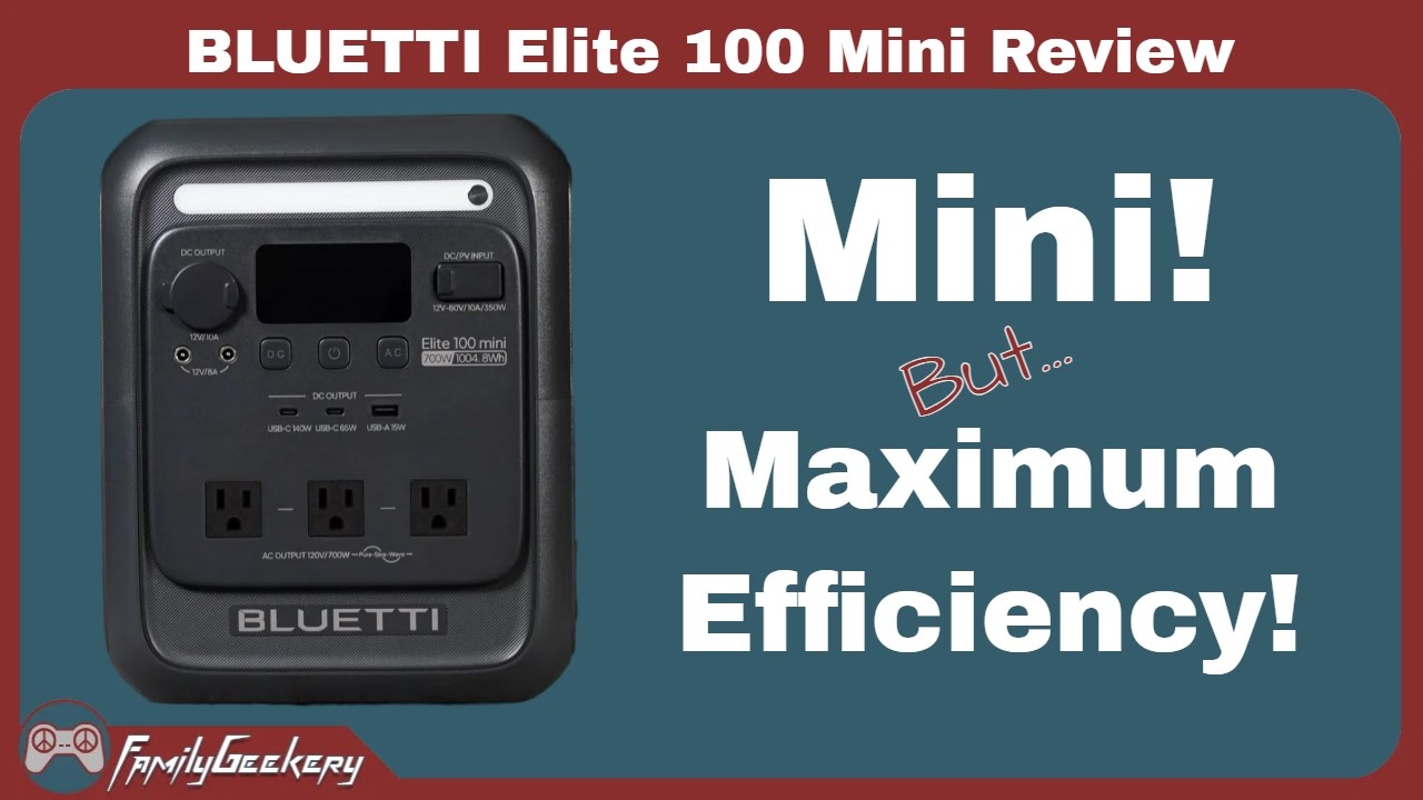 Bluetti Elite 100 Mini - Full Test and Review