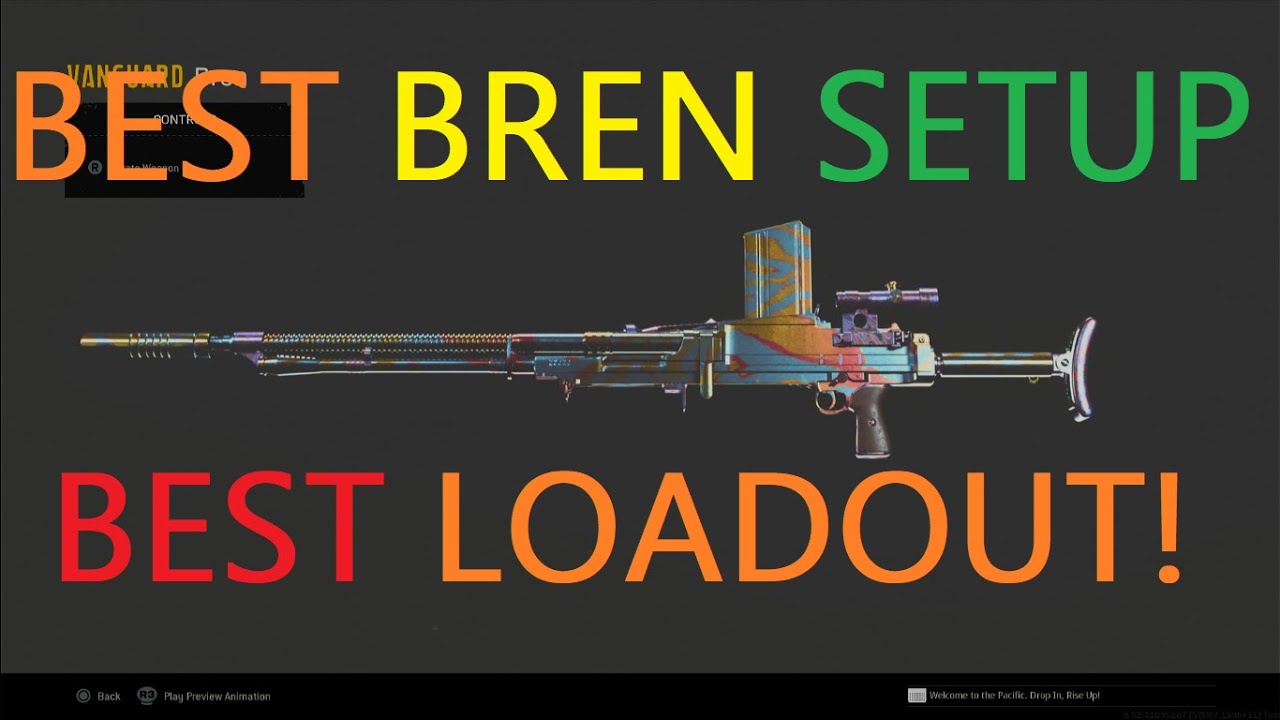 This BREN class is INSANE in Warzone! *18 kills first try* (Bren best class setup) Rebirth Island