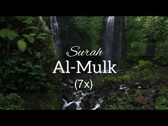 Bacaan merdu Surah AL MULK (7x) dan terjemahan| Dengarkan setiap hari dan anda akan menghafalnya. class=