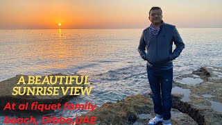 Beautiful Sunrise View At Al Fiquet Family Beach, Dibba