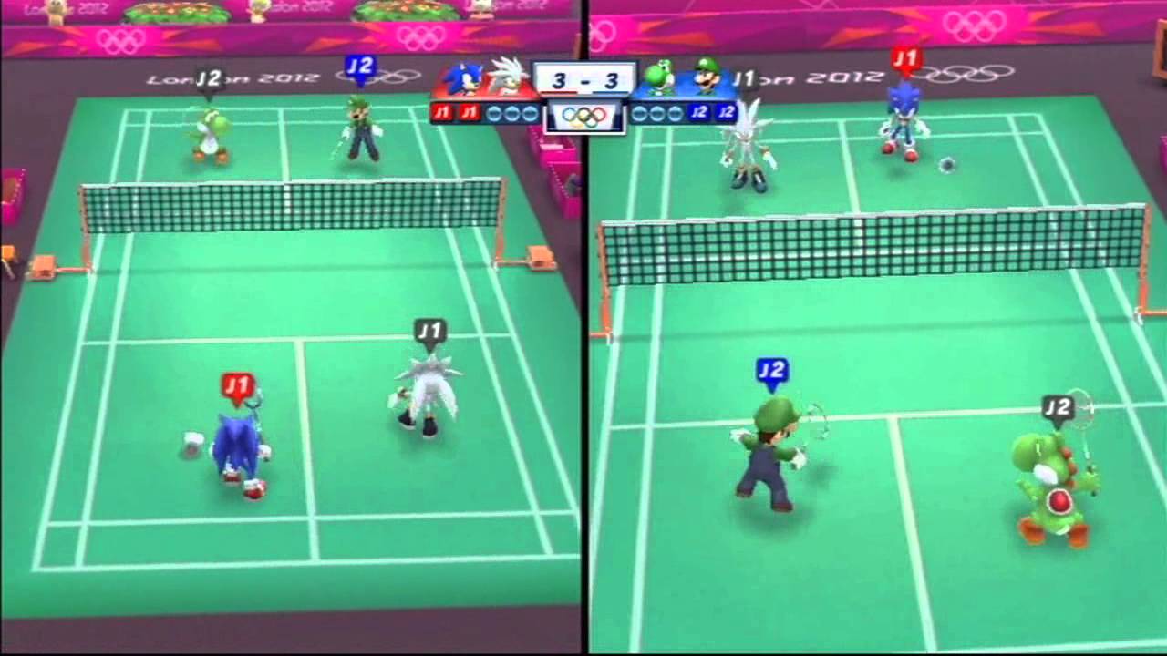 Mario et Sonic aux Jeux Olympiques de Londres 2012 - Badminton : Double (VS)